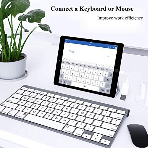 【Apple Mfi Certified】 Lightning To Usb Camera Adapter For Iphone, Iphone To Usb Otg Cable Adapter For Iphone 14 13 12 11 Pro Max Xs Xr X 8 Ipad, Support Usb Flash Drive, Card Reader, Mouse, Keyboard #TOP5