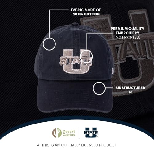 Gorra university utah state baseball ajustable adulto miniatura 4