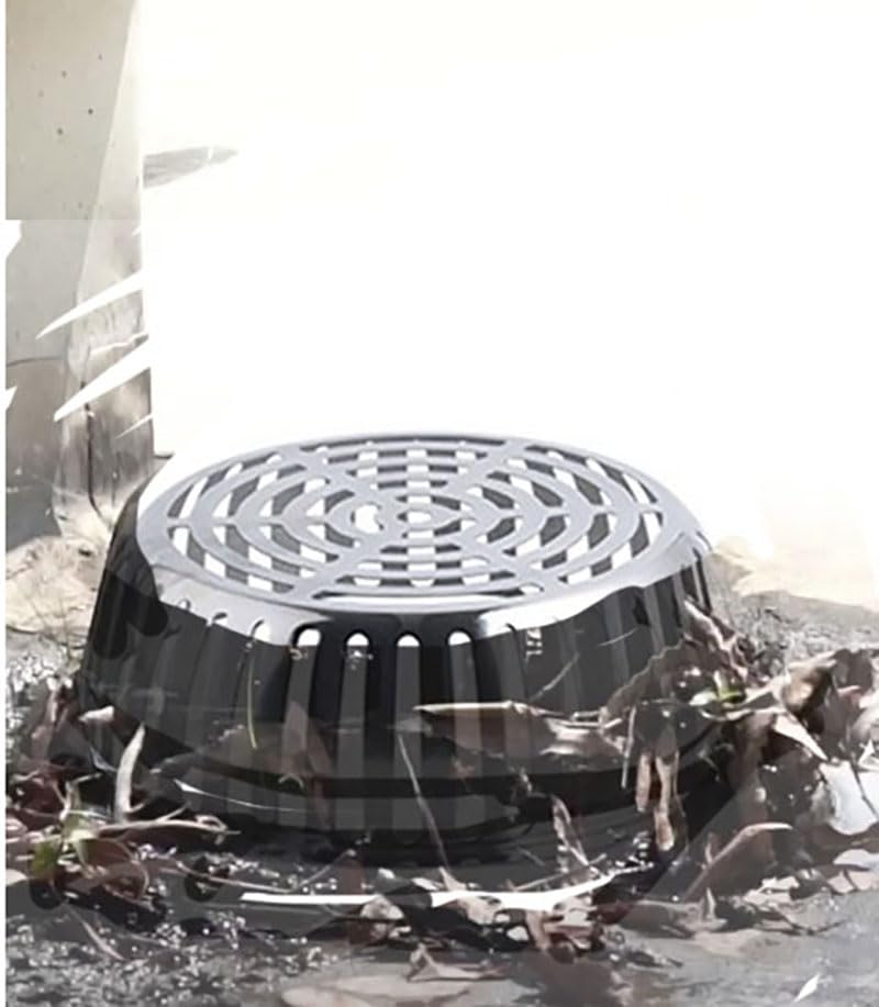 Image of Stainless Steel Roof Dome Drain Cover Strainer Atrium Grate 2pcs /pk (Dia:8.5 inch)