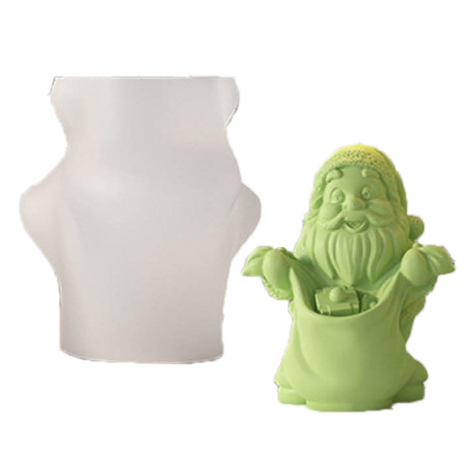 Kalttoy Santa Clause Silicone Mold Multipurpose Christmas Mold Non Stick Easy to Demold for Chocolates Silicone Molds for Making Molds for Resin