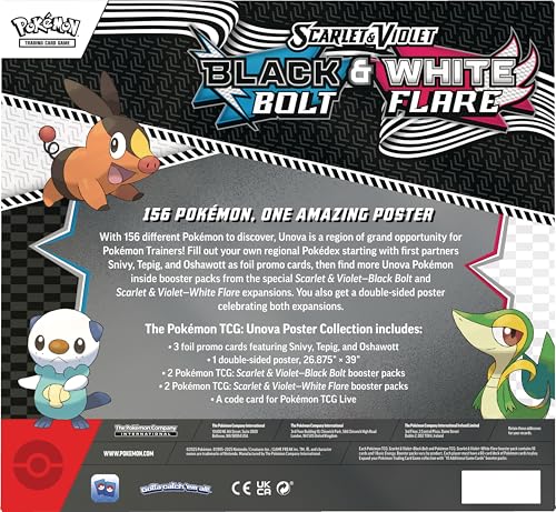 Image of Pokemon TCG Scarlet & Violet 10.5 Unova Poster Box