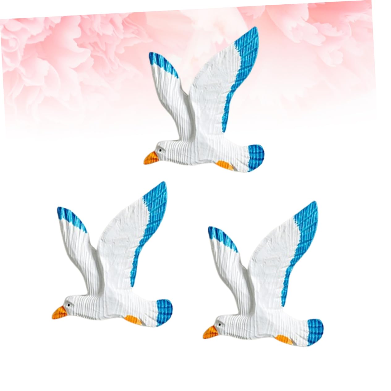 ABOOFAN 3pezzi Gocce Di Uccelli Appese Gabbiani in Resina Gocce Di Uccelli Da Parete Gabbiani Di Appesi Decorazione Da Parete Per Casa