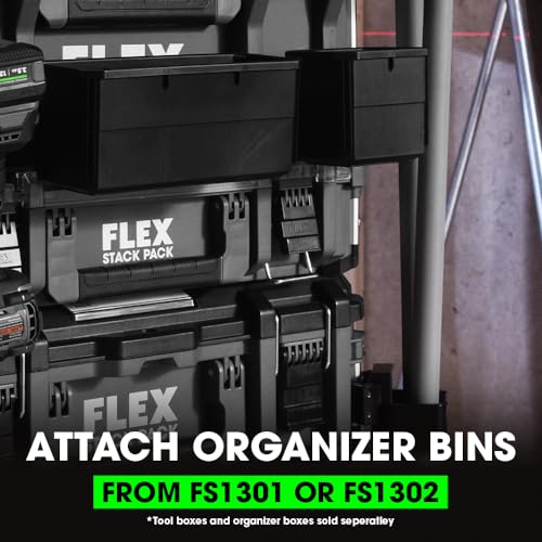 Image of FLEX STACK PACK Storage System Front Tool Rack Rail - FS1603 (Pack of 2)