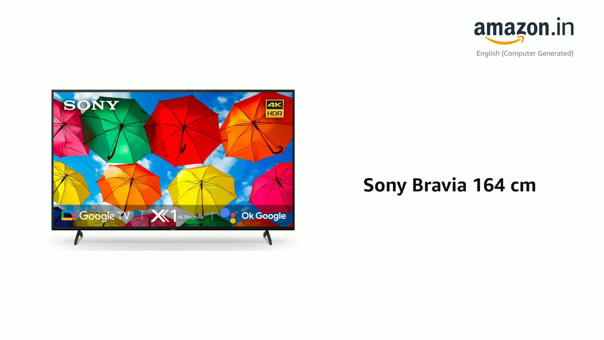 Sony Bravia 164 cm (65 inches) 4K Ultra HD Smart LED Google TV KD 