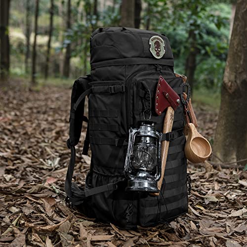 Mardingtop Bundle Items: 28L+75L Molle Tactical Backpack Black #TOP7