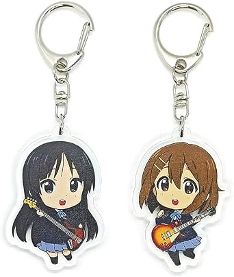 EBTY DREAMS Inc. - Set of 2 K-On Acrylic Keychain Mio Akiyama, Yui Hirasawa v1