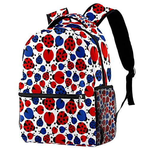 Sac à dos classique léger motif abeilles pour femmes et adolescents