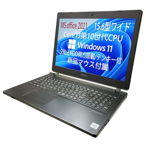 yϕizWindows11 MS Office 2021 Gv\ 15.6C`HDm[gPC Endeavor NJ4400E 10 Core i3-10110U 16GB SSD256GB+HDD500GB WebJ bl