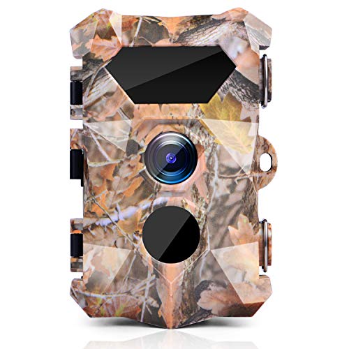 ZIMOCE Trail Game Camera 16MP 1080P, Hunting Cameras with Night Vision Motion Activated Waterproof IP66 Wildlife Deer Cam for Outdoor Scouting Farm Monitoring