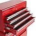 Best Choice Products Portable Top Chest Rolling Tool Storage Box Cabinet Sliding Drawers