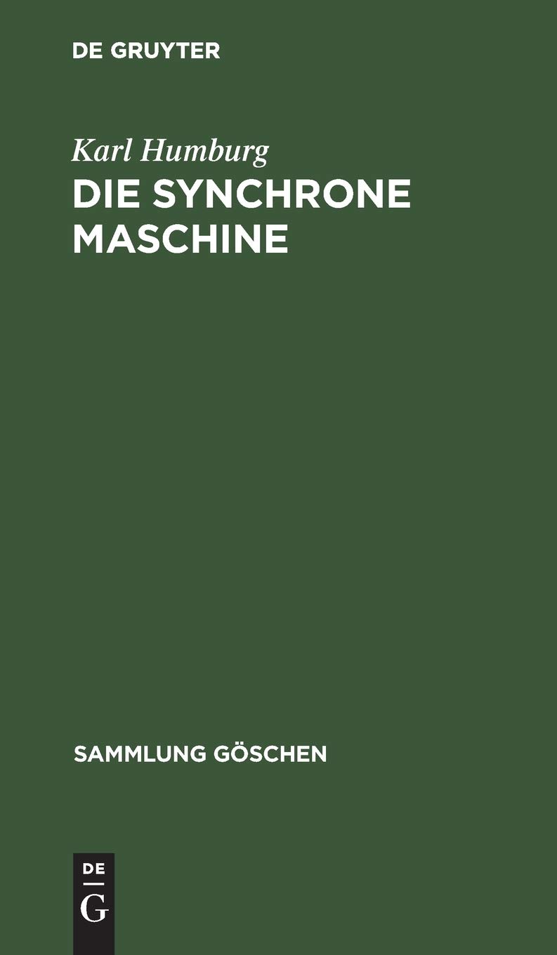 Die synchrone Maschine: 1146 (Sammlung Gschen)