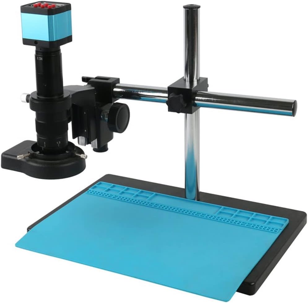 Microscope Accessories Kit 18MP HDMI Digital Industry Video Electronic Microscope, 180X 300X C-Mount Lens Microscope Slides(B Set 300X)