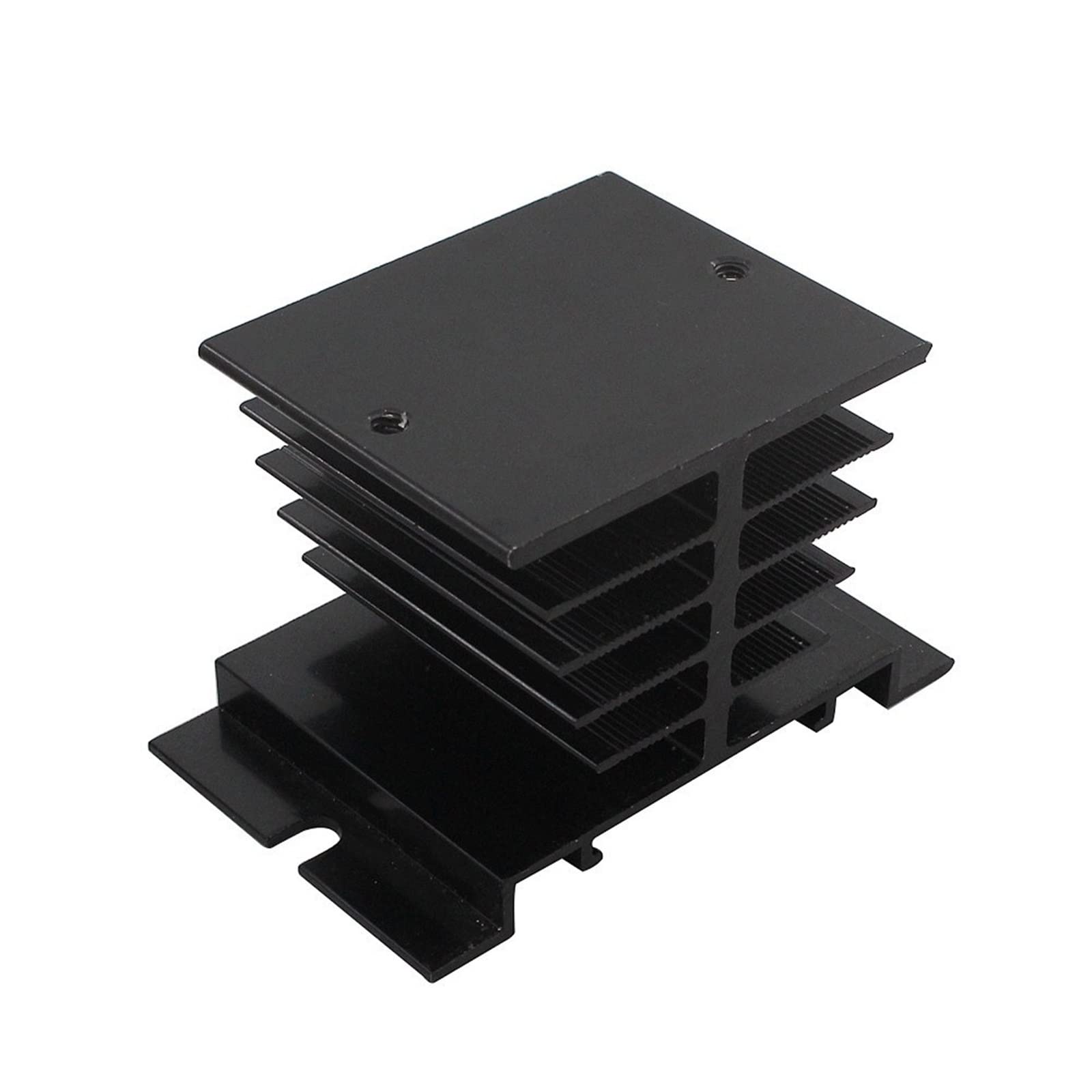 AQHYEBNSR Single Phase Solid State Relay SSR Aluminum Heat Sink Dissipation Radiator Heatsinks Suitable for 10A-25A