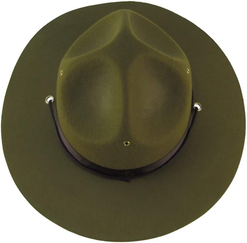 Treasure Gurus Green Park Forest Ranger Hat Adult Trooper Costume Accessory Movie Theater Prop - Image 4