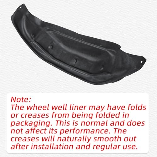 Image of Upgraded Wheel Well Liner Compatible with 2019-2024 Chevrolet Silverado 1500 New Body Style Truck Rear Wheel Guards Mud Flaps Accessories (Excludes ZR2, LT & Custom Trail Boss)