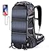 Externer Rahmen Wanderrucksack 68L mit 20 Watt Solar Ladegerät Panel Survival Rucksack