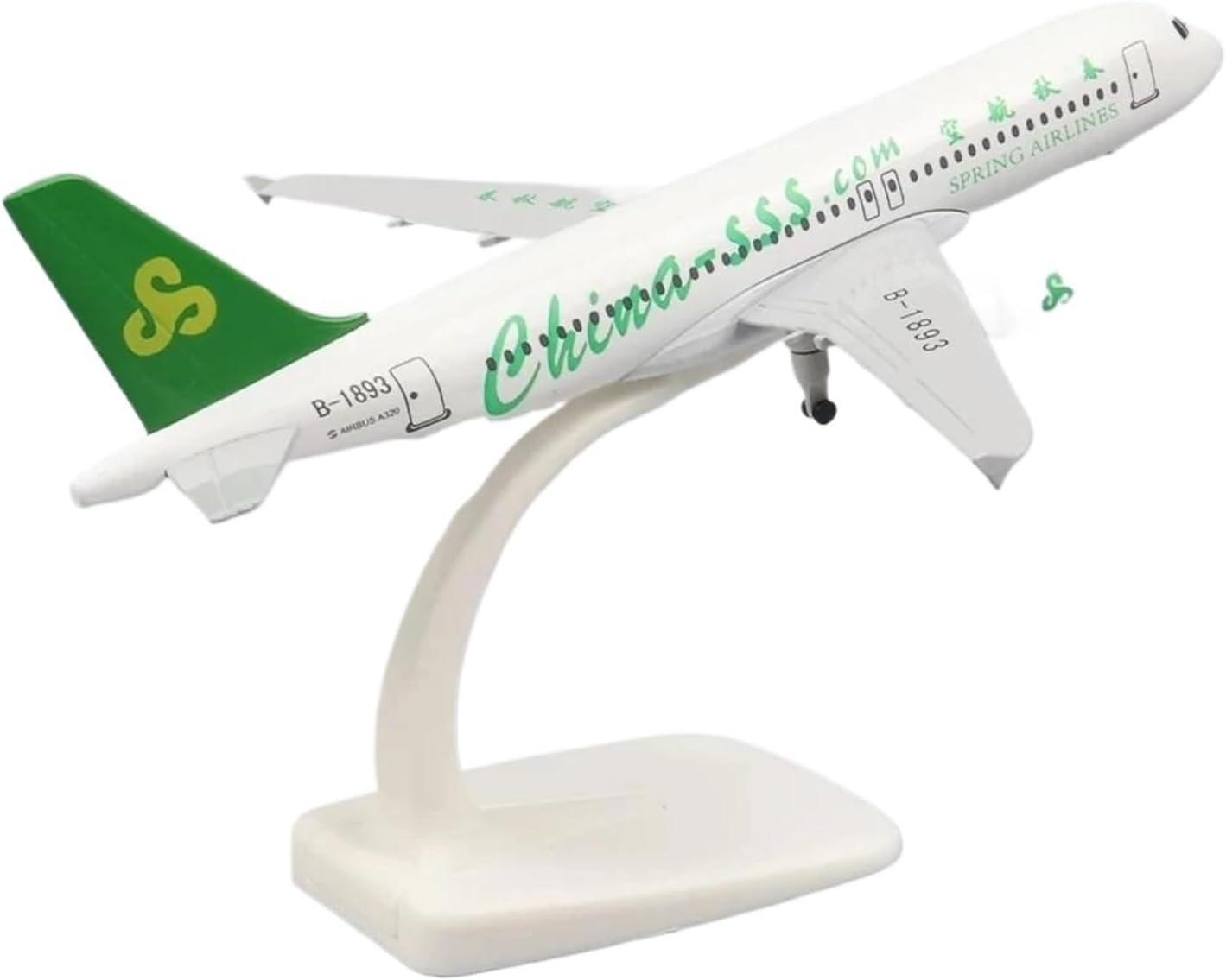 20CM for A320 Spring and Autumn Aviation Alloy Aircraft Model with Wheels and Landing Gear 1 400 Hobby Playgame Kit