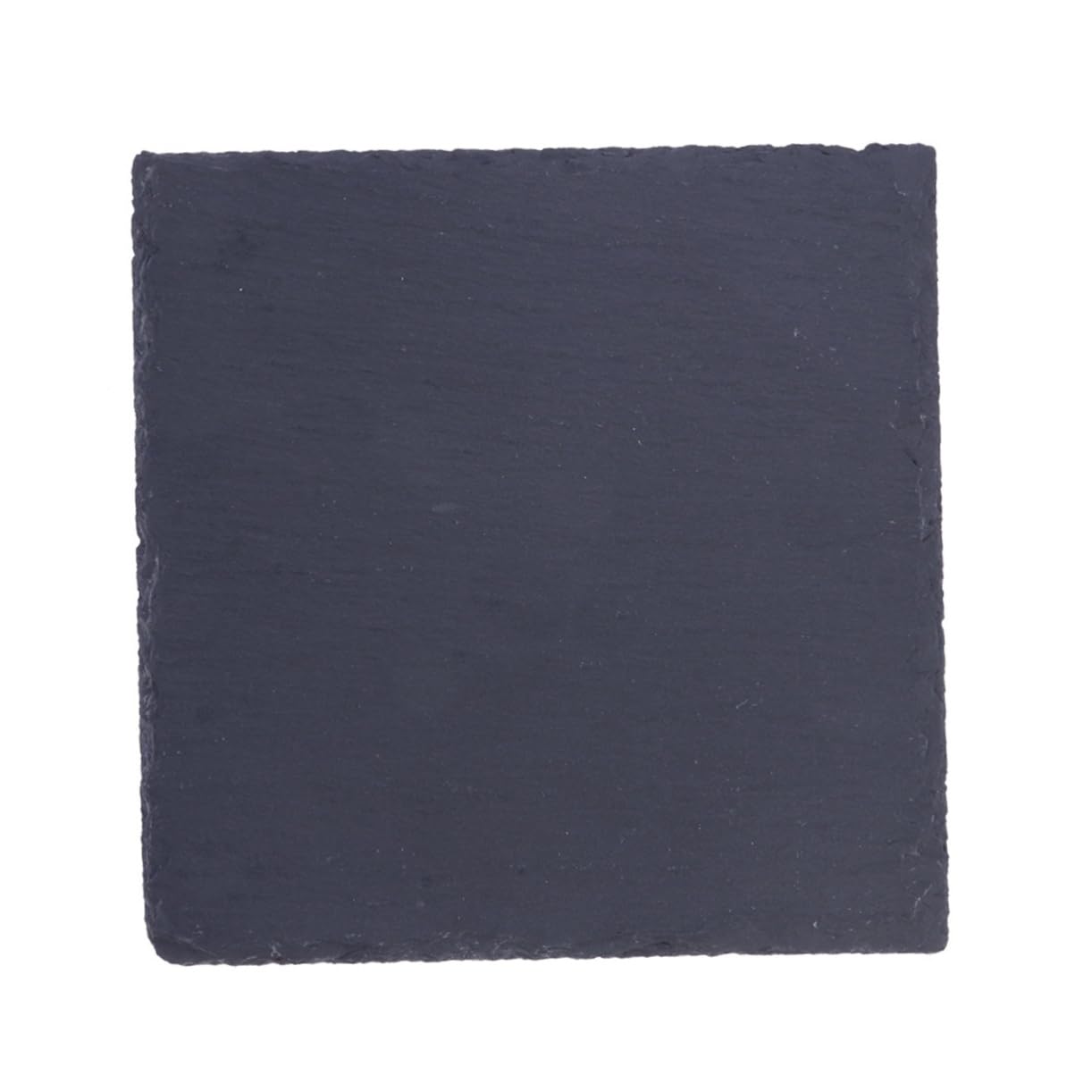 OFFSCH Square Stone Plate Black Serving Tray for Sushi Pizza Fruit Barbecue Natural Material Dinner Plate Trace Elements Dining Dish