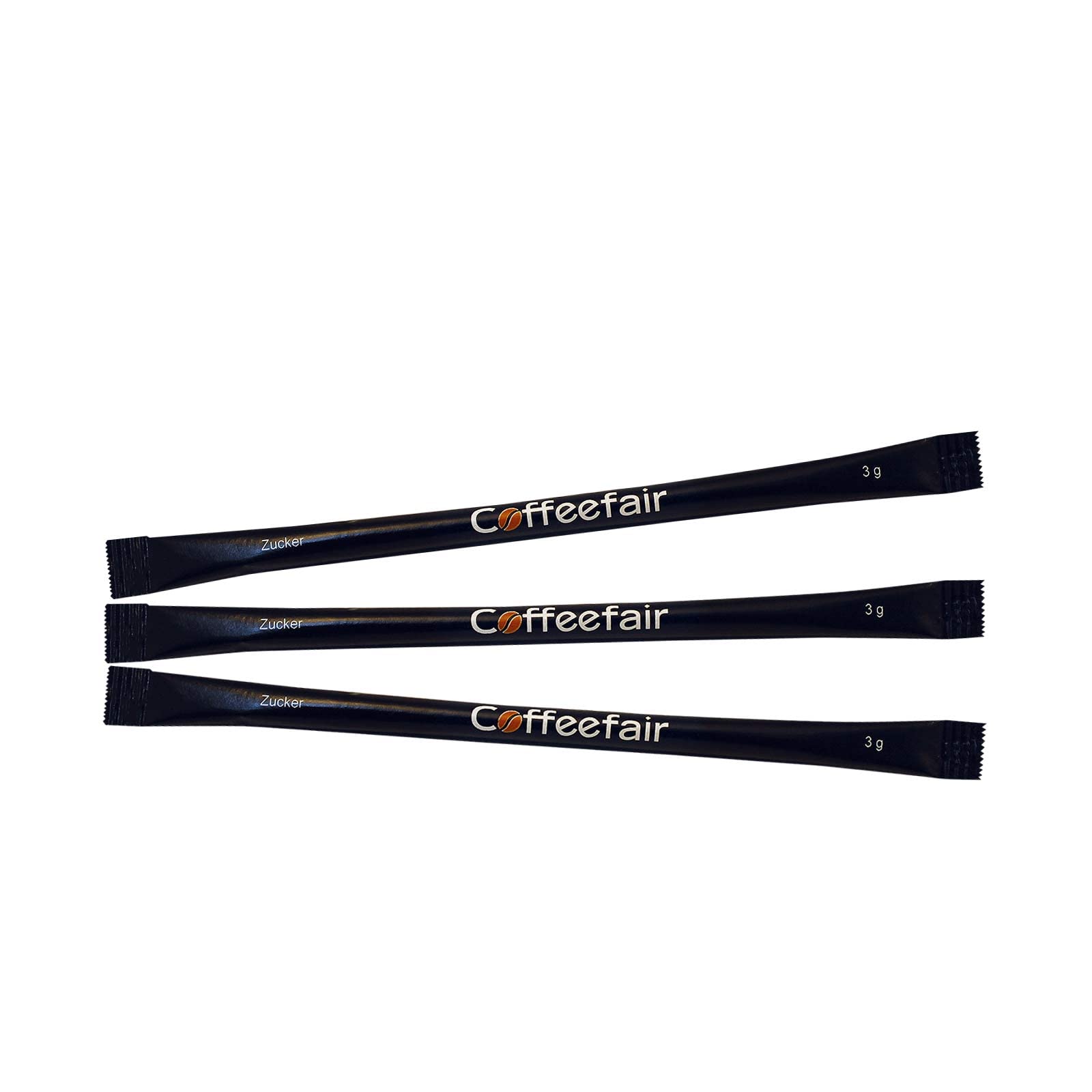 Coffeefair Premium Zuckersticks Slim Stick Line 1000 x 3g Zucker, weißer Portionszucker mit perfekter Menge von 3g, Feinzucker portioniert, ideal für die Gastronomie oder das Büro, ca. 13cm lang