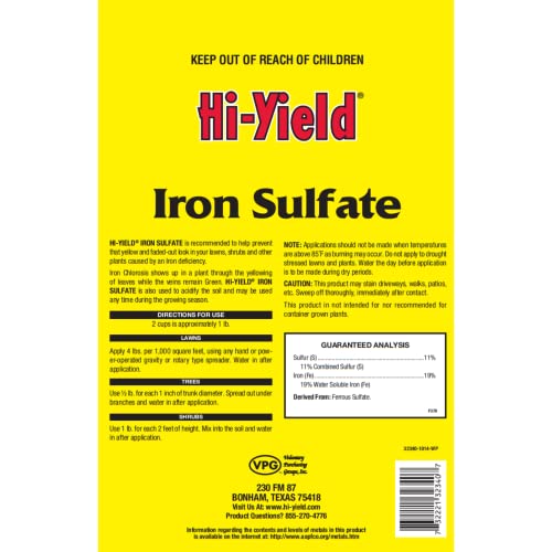 Hi-Yield (34340) Iron Sulfate (3.25 lbs.) - Thumbnail 2