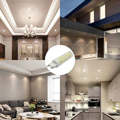 TRIJZHOU G9 LED Light Bulbs 75W 100W Halogen Equivalent Cool White 6500k 1000 Lumen 7W 220 230V Energy Saving G9 Bi-Pin Base Bulb (Pack of 2) - Image 2