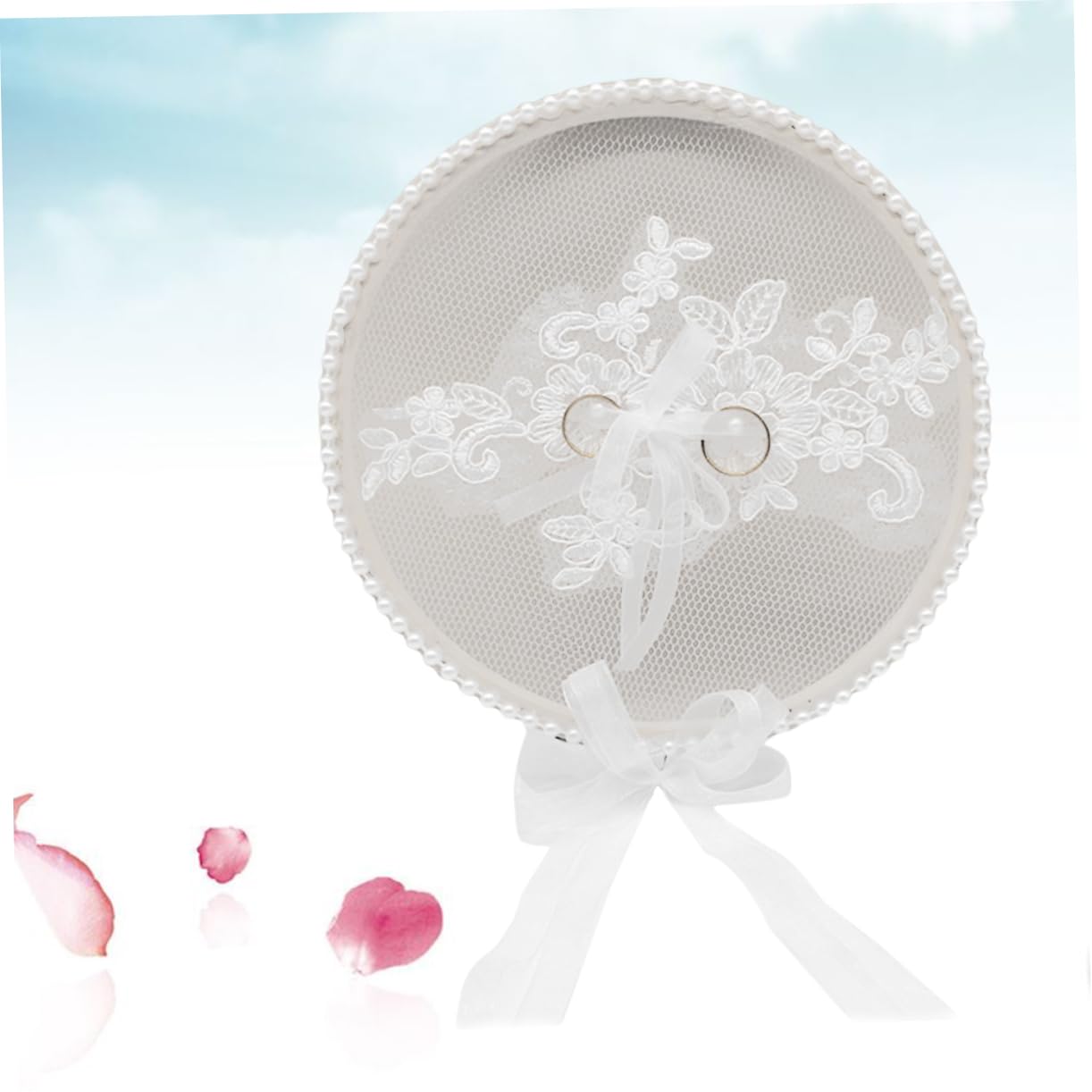 Cabilock 3St Spitzenringbehälter für die Hochzeit Hochzeits-Requisiten Ringträger zur Hochzeit Hochzeitsringkissen Ringkissen für Verlobung Ringe Eheringträger Eheringkissen Krawatte Braut