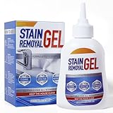 Mold Stain Remover Gel :Use on Washing Machine Gasket,Sink,Shower and Bathroom Grout - Front Load Washer Cleaning Solution,Heavy Duty Stain - 6.76 Fl oz