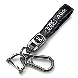 SAIJINZHI Leather Car Keychain,Key Chain for Men Women, Key Fob Keyring, Car Accessories (For Aoodio)