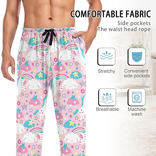 Men Women Pajama Set, 2PCs Sleepwear Top & Bottom PJ Set with Pockets(2XS-2XL) 6