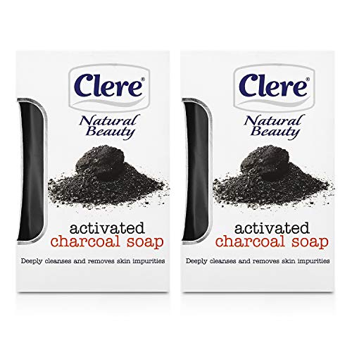 Clear Natural Beauty Soap (Activated Charcoal Soap, 2 Pack)