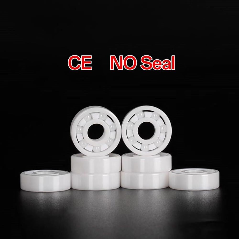 Bearings, Zirconia Full Ceramic Bearings 683 684 685 686 687 688 689 CE-2RS High Temperature Resistant Ceramics High Speed,High Load Carrying Capacity(688CE- 8x16x4,2pcs)