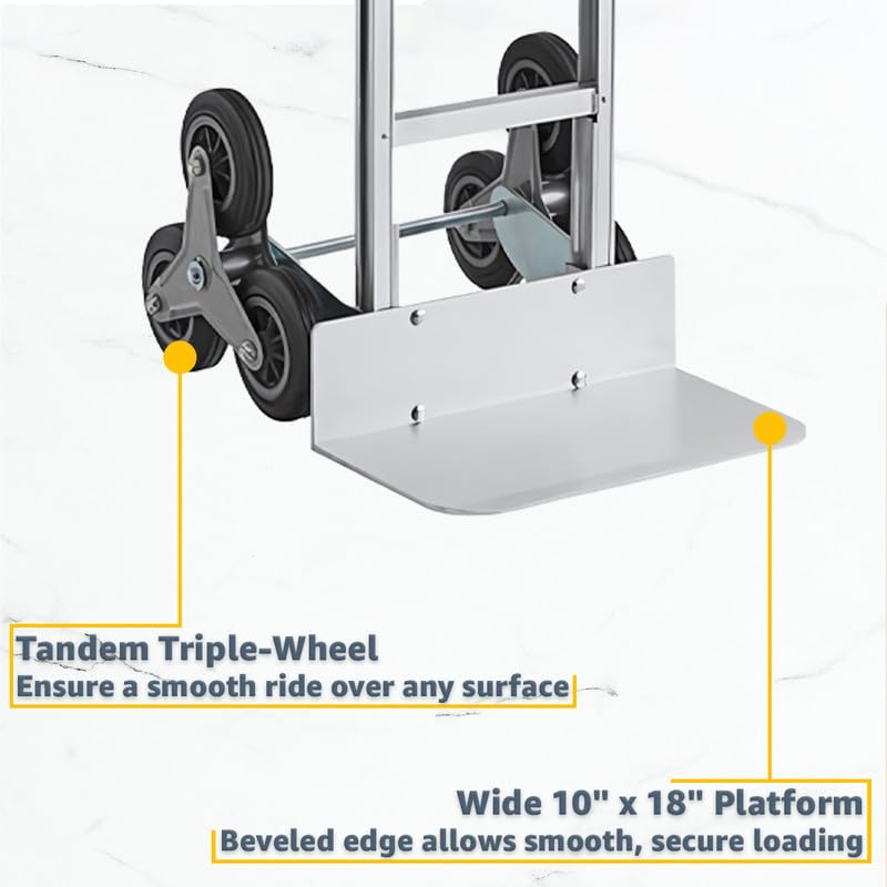 Carretilla Manual de Alta Capacidad 440 lb con Marco de Aluminio miniatura 3