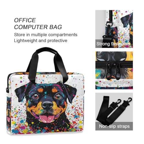 Funda para portátil 15.6 pulg con asa y correa miniatura 6