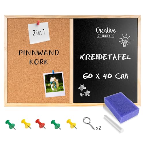 Creative Home Kombi-Tafel 60x40 cm mit Zubehör