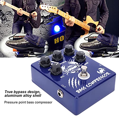 Pédale compresseur de basse pour stabiliser la dynamique des guitaristes