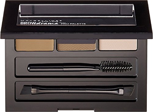 Maybelline New York Brow Drama Pro Palette, Blonde 0.1 oz (Pack of 2)