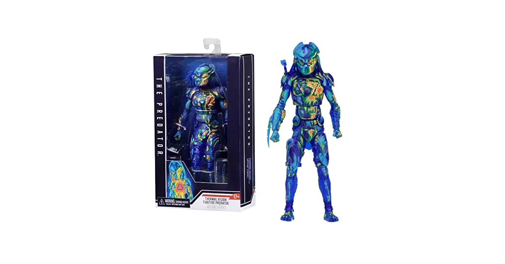 THE PREDATOR サーモヴィジョンフォジティブ　プレデターフィギュア Amazon.co.jp: THE PREDATOR NECA ネカ フジティブ プレデター