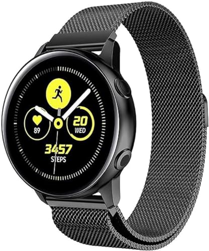 Image of 22 MM Strap, Compatible with Galaxy Watch 3 45mm /Sam-sung Galaxy Watch 46mm /Gear S3 Frontier /Classic Band, 22mm Stainless Steel, Metal Strap for Galaxy Watch 46mm Smartwatch