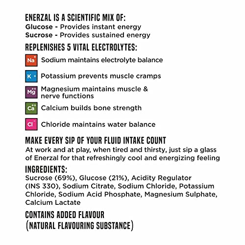 Image of Enerzal Orange 1KG Energy Drink Powder | Instant Hydration Drink (Pack of 1) (1)