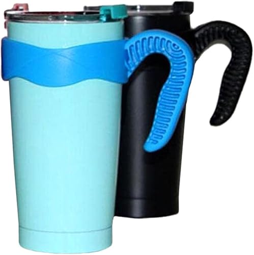 Miniatura 9 de 2 piezas de mango negro para vaso de 30 onzas, compatible con Ozark Trail, YETI, RTIC, taza de viaje, SIC, Rambler