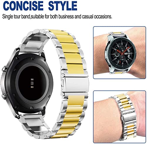 Image of 20MM Watch Band Metal Watch Strap Belt Compatible with Amazfit GTS 2 Mini, Amazfit Bip /Bip U /Pro /Lite, Bip S, Amazfit GTS / 2 /2e, Amazfit GTR Galaxy Watch Active 2 & Watches With 20mm