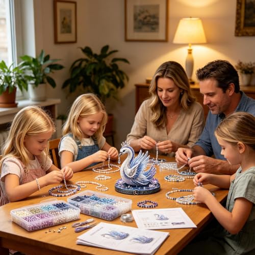 Juego de cuentas para manualidades en vacaciones, perfecto para entretener a niños en fiestas 2