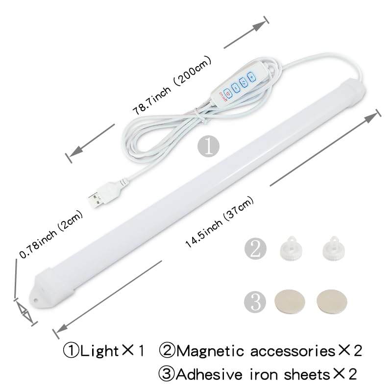 kikvi Under Cabinet Light, 3 Color Modes, 10 Brightness Levels - Image 7