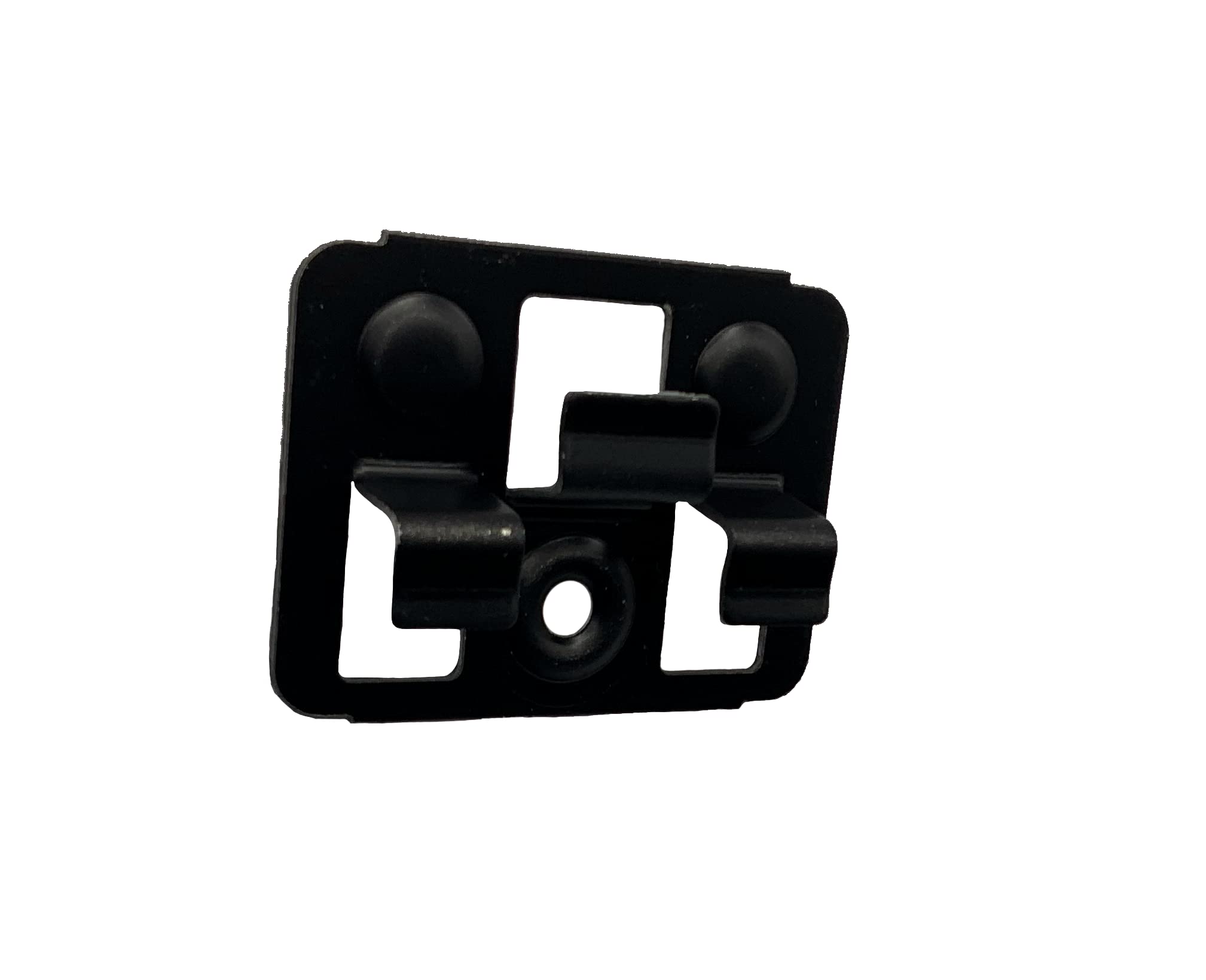 FRÜH Clips de WPC de 10 mm, clips invisibles para terraza, acero negro, para tablones WPC/BPC, 50 unidades (acero galvanizado)