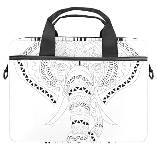 Funda de portátil 13 pulgadas de elefante que evita arañazos y organiza cables de tabletas