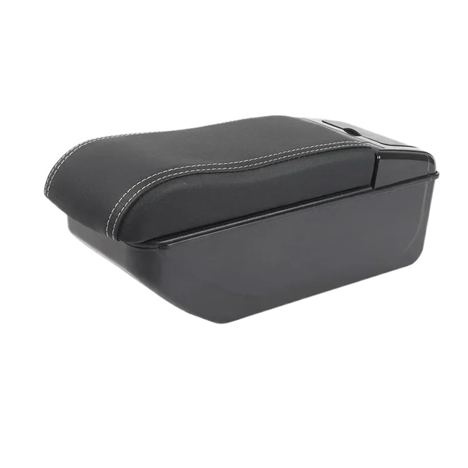 UMDJJU For VW For Bora For Golf 4 2012-2020 Armrest Box Modification Accessories Car Centre Console Armrest Box(A1 black white line)