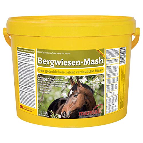 marstall Premium-Pferdefutter Bergwiesen-Mash, 1er Pack (1 x 5 kilograms)