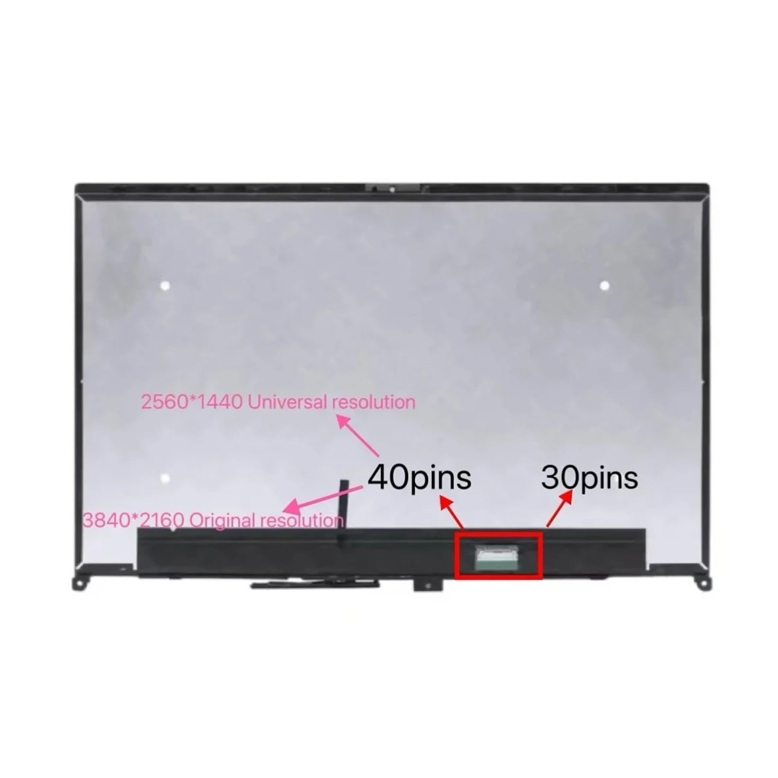 Ensemble écran Tactile LCD de Remplacement, Compatible avec Lenovo,Ideapad Flex 5-15Iil05 5-15Alc05-15Itl05, 5D10S39643(1920X1080 Fhd 30Pin)