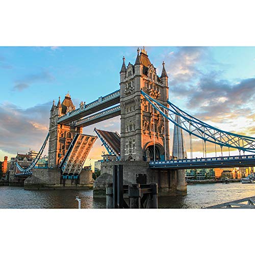 Puzzle Puente Londres Rompecabezas 500-6000 Piezas For Adultos Juguetes Educativos Juego Aliviar El Estrés Regalo De La Decoración 0324 (Size : 6000 Pieces)