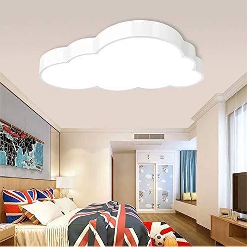 36W Extra-Sottile 5CM Lampada da soffitto a LED Nuvola Camera da letto per bambini Plafoniera Nuvole Illuminazione a soffitto Lampada a nuvola per scuola materna, versione con telecomando